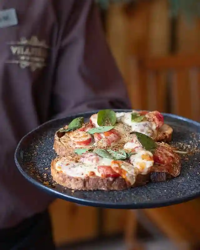 Bruschetta — Entrada do Vila Itália Restaurante em Piracicaba