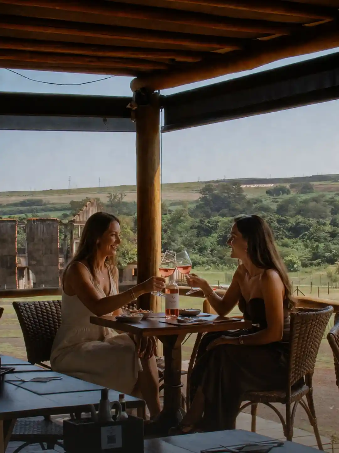 Evento especial no Vila Itália Restaurante em Piracicaba com vista para a Usina Monte Alegre