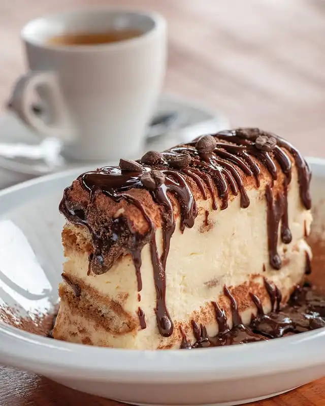 Tiramisù com queijo mascarpone — Sobremesa do Vila Itália em Piracicaba